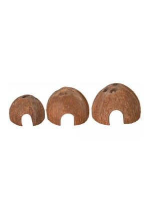 Норка Trixie Кокосовый орех, натуральный, диаметр 8, 10, 12 см х 3 шт | 6654625