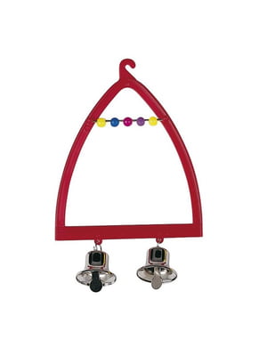 Качелька Ferplast PA 4058 с колокольчиками для попугаев пластиковая | 6655018