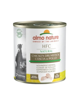 Консервированный корм для собак Almo Nature HFC Natural Adult Dog Chicken Drumstick с куриной ножкой 280 г | 6655090