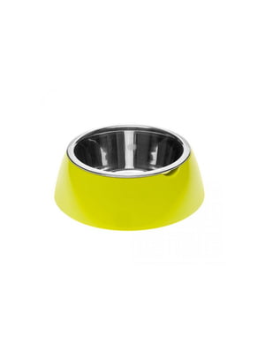 Металлическая миска для собак и кошек Ferplast Jolie Medium Green Bowl зелёная 900 мл | 6655117