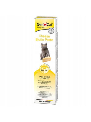 Паста Gimborn GimCat Cheese-Biotin 3 in 1 для котов 200 г | 6655256
