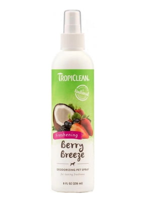 Спрей-дезодорант для собак TropiClean Berry Breeze 236 мл Ягодный Бриз | 6655576