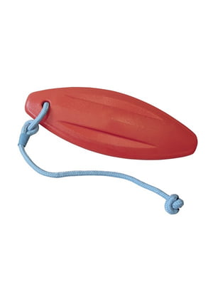 Игрушка для собак Nobby Спасательный щит красный с канатом 26 см | 6655601