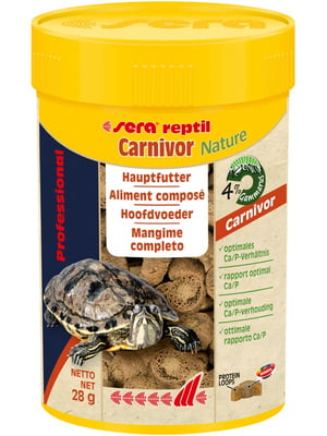 Корм Sera reptil Carnivor для плотоядных рептилий 28 гр | 6655690