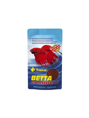 Корм Tropical Betta Granulat для аквариумных рыб в гранулах 10 г | 6655805