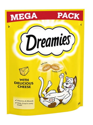 Лакомство для котов Dreamies Cat подушечки со вкусом сыра 180 г | 6655845