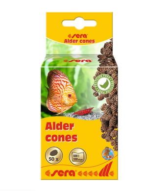 Вільха шишки Sera Alder cones для зниження pH-рівня 50 шт | 6655856