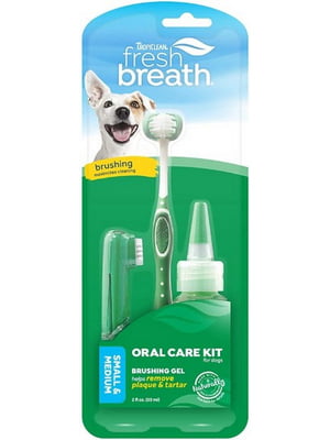 Набор Tropiclean Oral Care Kit Small "Свежее дыхание" для ухода за зубами собак | 6655878
