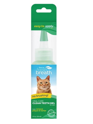 Гель для ухода за полостью рта TropiClean "Свежее дыхание" (No Brush), для кошек 59 мл () | 6655885