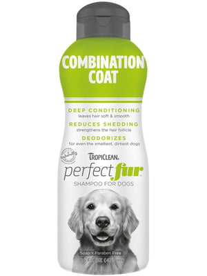 Шампунь TropiClean PerfectFur для собак с комбинированной шерстью, с ароматом цитрусов, 473 мл | 6655896