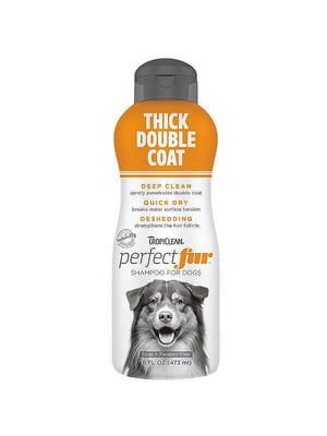 Шампунь TropiClean PerfectFur для собак с густой шерстью, с ароматом цитрусов, 473 мл | 6655897