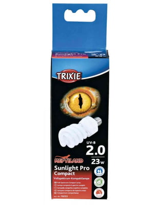 Лампа ультрафиолетовая для террариума TRIXIE Sunlight Pro Compact 2.0 23W 1100Lm | 6655902