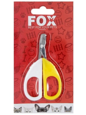 Ножницы для стрижки когтей Fox 615 с закругленными концами 9.5х5.5 см | 6656002