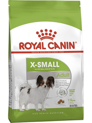 Сухой полнорационный корм Royal Canin X-Small Adult для собак мелких пород от 10 месяцев 1,5 кг | 6656176