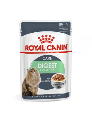 Консерва для взрослых котов Royal Canin Digest Sensitive чувствительное пищеварение 85 г | 6656180