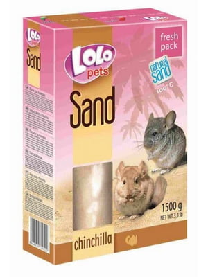 Песок для шиншилл Lolopets 1,5 кг | 6656211