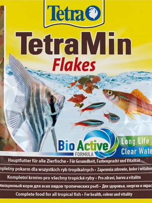 Корм Tetra Min для тропических рыб в хлопьях 12 гр | 6656324