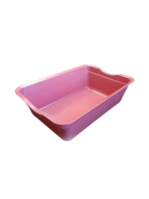 Туалет для кошек глубокий розовый 40*28*12 см | 6656385