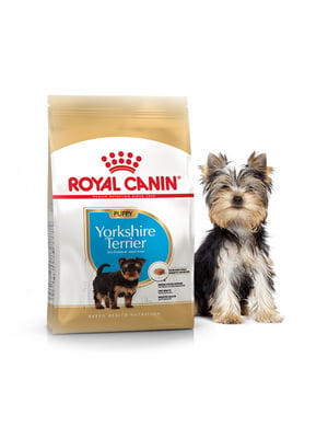Сухий повнораційний корм Royal Canin Yorkshire Terrier Puppy від 2 до 10 місяців 1.5 кг | 6656399