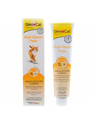 Gimpet Multi-vitamin-Extra Мультивитаминная паста для котов 200 гр | 6656402