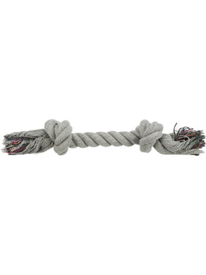 Іграшка для собак Trixie 3272 мотузка апорт з вузлами поліестер 26см | 6656428