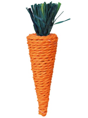 Игрушка для грызунов Trixie Морковь 20 см Оранжевая | 6656471