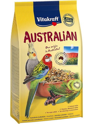 Повсякденний корм для австралійських папуг Vitakraft Australian 750 г | 6656473