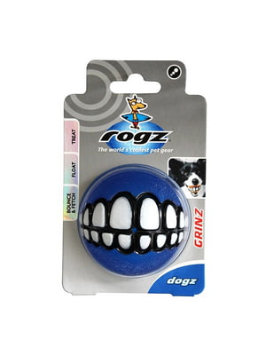 Игрушка для собак Rogz Grinz синий S | 6656498
