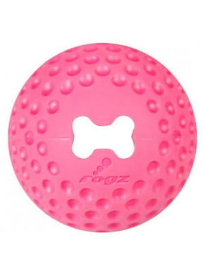 Іграшка для собак Rogz GUMZ м`яч рожевий S | 6656499