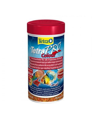 Корм Tetra Pro Colour для акваріумних риб у чіпсах, для фарбування 250 мл | 6656513