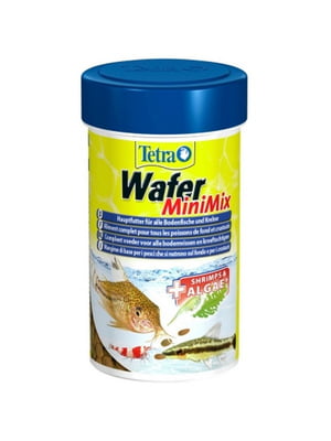 Корм Tetra Wafer mini mix для донных рыб и ракообразных в чипсах 100 мл | 6656516