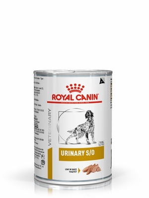 Влажный корм Royal Canin Urinary S/O для собак при мочекаменной болезни 410 г | 6656603
