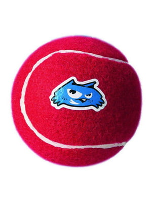 Іграшка для собак Rogz Molecule Ball Тенісний м`яч червоний 6,5 см | 6656609
