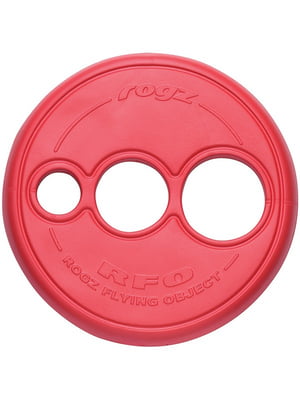 Игрушка для собак Rogz RFO летающий диск 23 см красный | 6656610