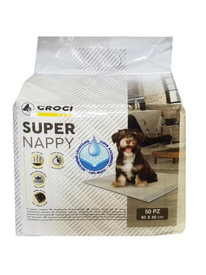 Пеленки для собак Croci Super Nappy 60*40 10 шт. | 6656645