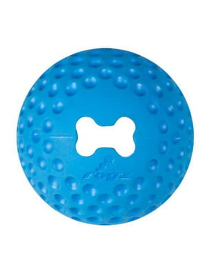 Іграшка для собак Rogz GUMZ м`яч синій L | 6656666