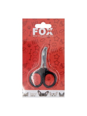 Ножиці для пазурів Fox 613 закруглені маленькі 8,5х5см | 6656736