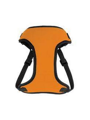 Шлей для собак BronzeDog Sport неопрен 3D сітка помаранчева 30 см | 6656765