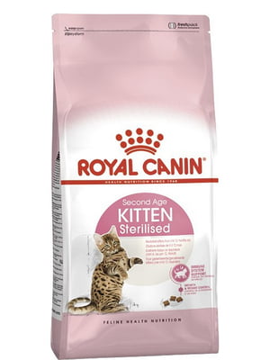 Сухий корм для стерилізованих кошенят до 12 місяців Royal Canin Kitten Sterilised 400 г | 6656805