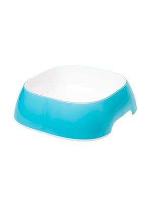 Пластикова миска для котів та собак Ferplast Glam блакитна 1,2 л | 6656920