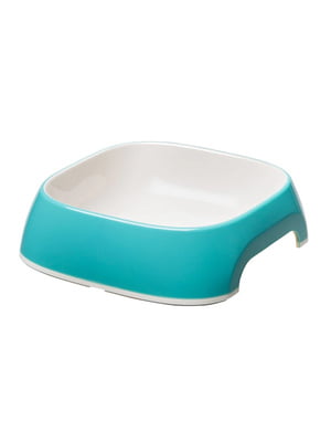 Пластиковая миска для собак и кошек Ferplast Glam Medium Light Blue Bowl голубая 750 мл | 6656922