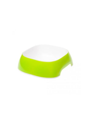 Пластиковая миска для собак и кошек зеленая Ferplast Glam Small Acid Green Bowl 400 мл | 6656924