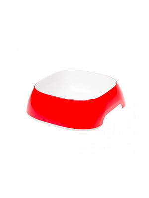 Пластикова миска для собак та кішок Ferplast Glam Small Red Bowl червона 400 мл | 6656925