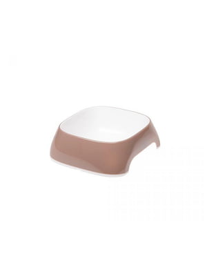 Пластикова миска для собак та кішок Ferplast Glam Extra Small Dove Grey Bowl сіра 200 мл | 6656952