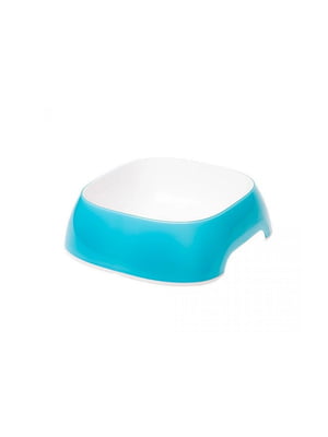 Пластиковая миска для собак и кошек Ferplast Glam Small Light Blue Bowl голубая 400 мл | 6656953