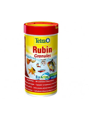 Корм Tetra Rubin Granules для тропических рыб в гранулах, для окраса 250 мл | 6657077