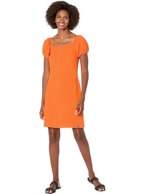 Платье А-силуэта оранжевого цвета | 6657221