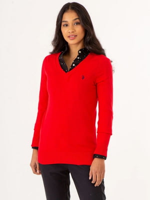 Пуловер червоний | 6657436