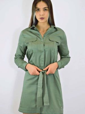 Сукня-сорочка зелена | 6657475