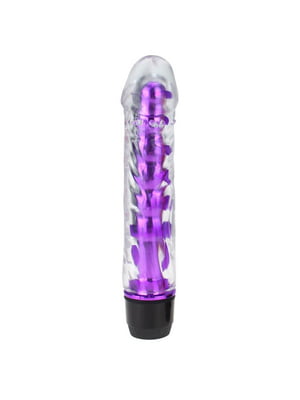 Гелевий вібратор для вагінальної мастурбації — фіолетовий | 6657611